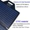 Portable Foldable Solar Panel Charger With Dual USB   DC Port  19V Output
