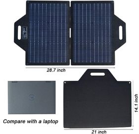 Przenośna składana ładowarka do paneli słonecznych z podwójnym wyjściem USB DC 19 V
